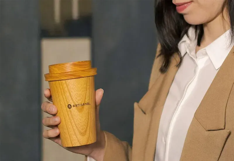 The Keyaki To-Go Coffee Cup:   A Sustainable Innovation
